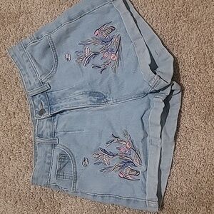 Embroidered Shorts